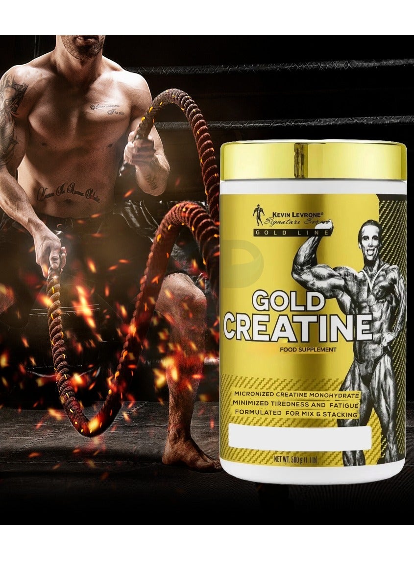 Kevin Levrone Gold Creatine Monohydrate Micronized 100 Servings 500 Grams, Unflavoured